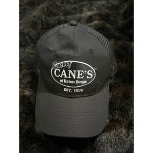 Raising Canes of Baton Rouge Trucker Hat Mens Black Snapback New